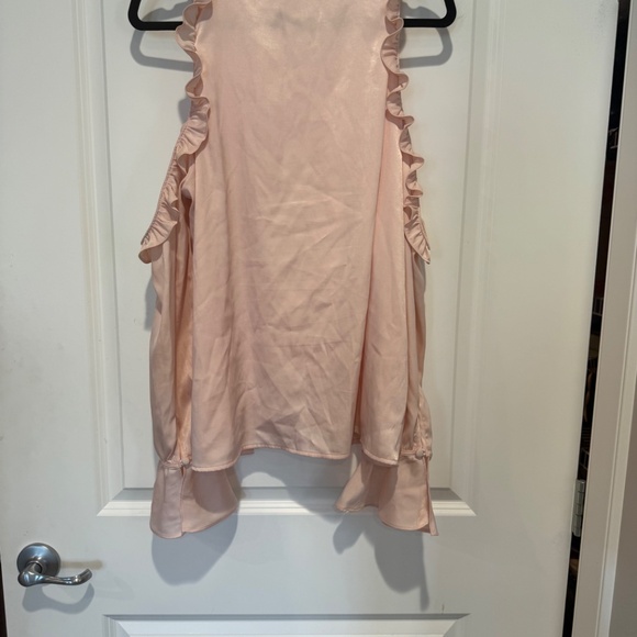 L'academie Pink open shoulder blouse - Picture 3 of 5